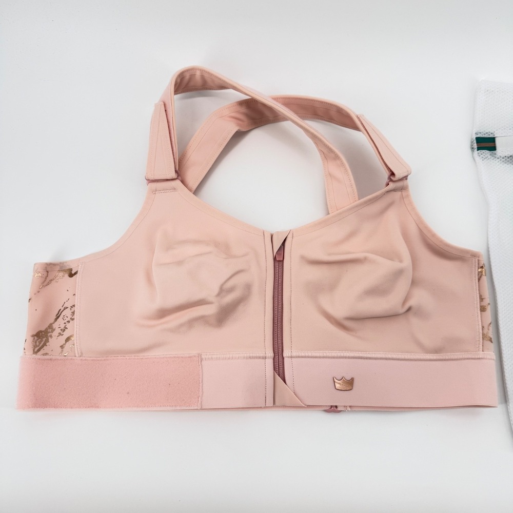 SHEFIT FLEX Blush Sports Bra Size 1Luxe Supportive Activewear Medium Impact - Picture 7 of 11